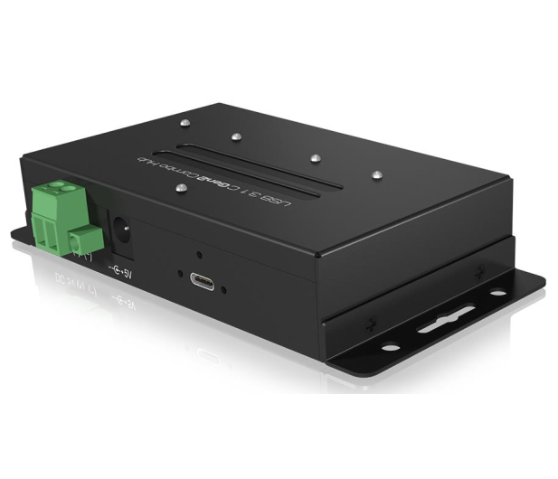 ICY BOX HUB Przemysłowy USB-C, USB (4 porty) - 535312 - zdjęcie 2