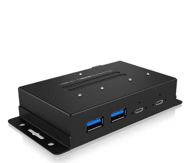 ICY BOX HUB Przemysłowy USB-C, USB (4 porty) - 535312 - zdjęcie
