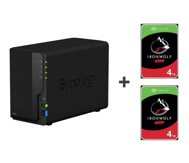Synology DS218 (2x 4TB HDD) - 530593 - zdjęcie