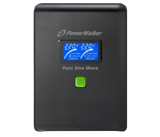 Power Walker VI 2000 PSW (2000VA/1400W, 4x PL, LCD, USB, AVR) - 530779 - zdjęcie 2