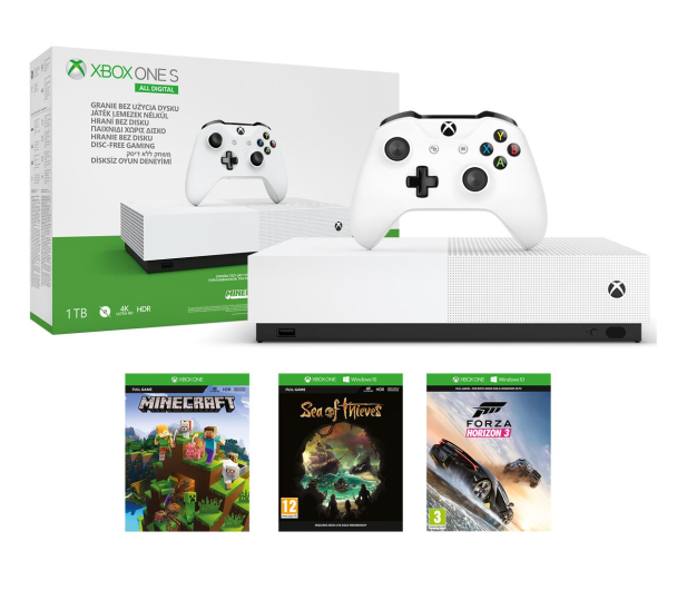 Microsoft Xbox One S 1TB All-Digital Edition - 530942 - zdjęcie