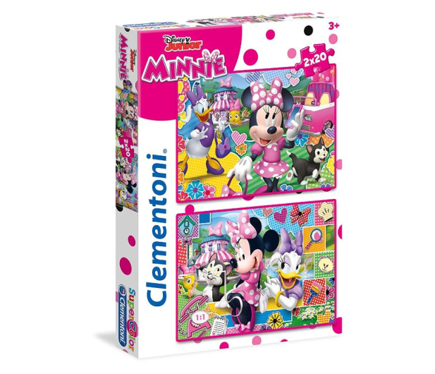 Clementoni Puzzle Disney 2x20 el. Minnie Happy Helpers - 478648 - zdjęcie