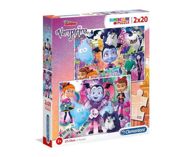 Clementoni Puzzle Disney 2x20 el. Vampirina - 478651 - zdjęcie