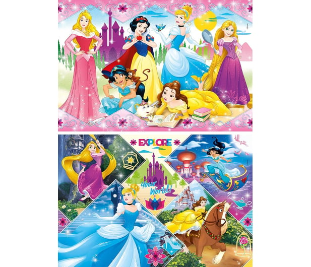 Clementoni Puzzle Disney 2x20 el. Princess - 478650 - zdjęcie 2