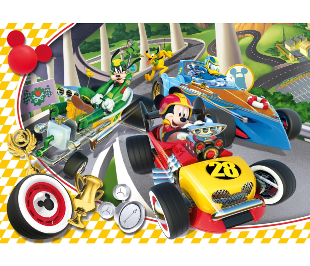 Clementoni Puzzle Disney 60 el Mickey Roadster Racers - 478737 - zdjęcie 2