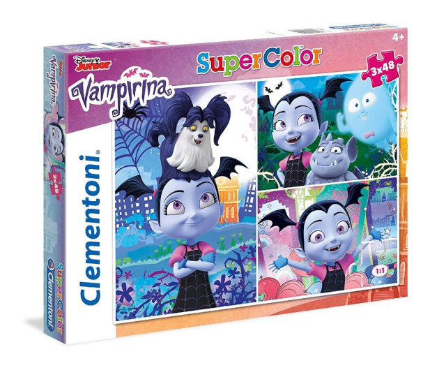 Clementoni Puzzle Disney 3x48 el. Vampirina - 478700 - zdjęcie