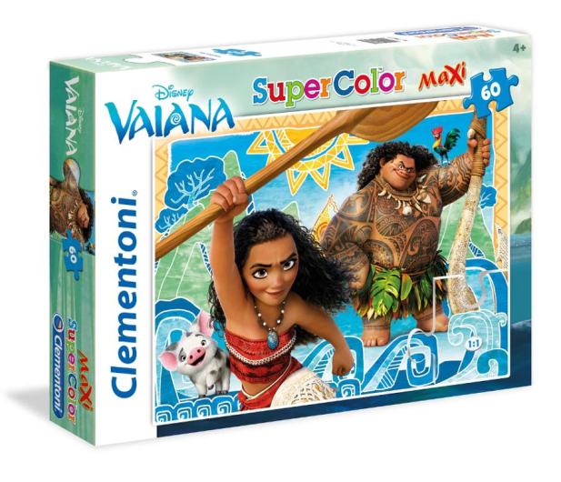 Clementoni Puzzle Disney Maxi 60 el. Vaiana - 478763 - zdjęcie