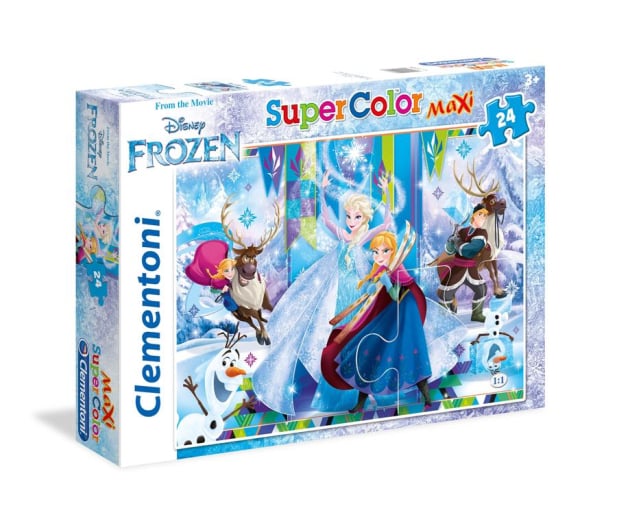 Clementoni Puzzle Disney Maxi 24 el. Frozen - 478749 - zdjęcie