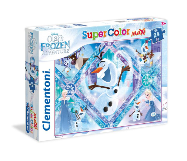 Clementoni Puzzle Disney Maxi 24 el. Olaf's Frozen Adventure - 478750 - zdjęcie
