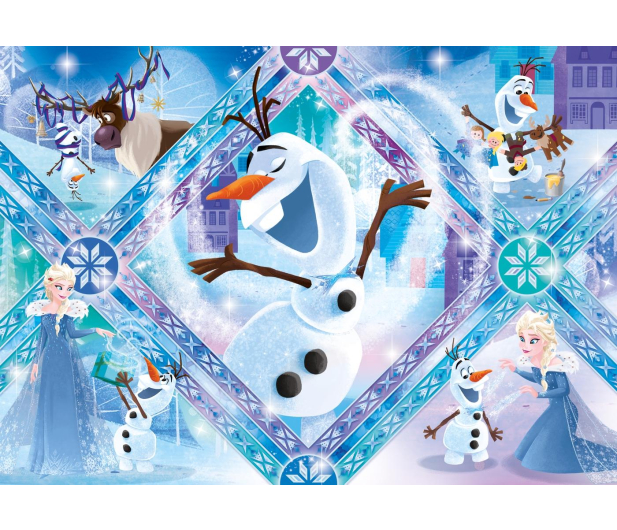 Clementoni Puzzle Disney Maxi 24 el. Olaf's Frozen Adventure - 478750 - zdjęcie 2