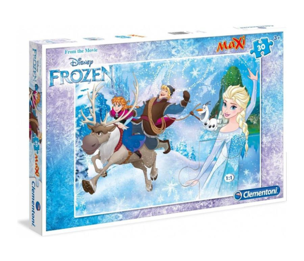 Clementoni Puzzle Disney Maxi 30 el. Frozen - 478757 - zdjęcie