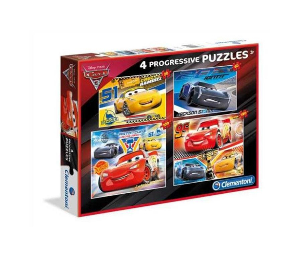 Clementoni Puzzle Disney Cars 20+60+100+180 el. - 416277 - zdjęcie