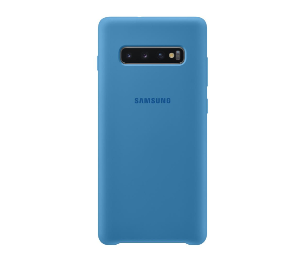 Samsung Silicone Cover do Galaxy S10+ niebieski - 478390 - zdjęcie