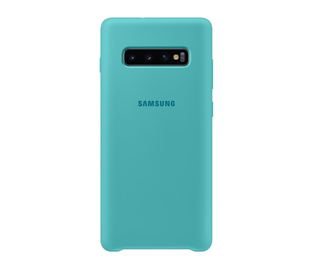 Samsung Silicone Cover do Galaxy S10+ zielony - 478395 - zdjęcie