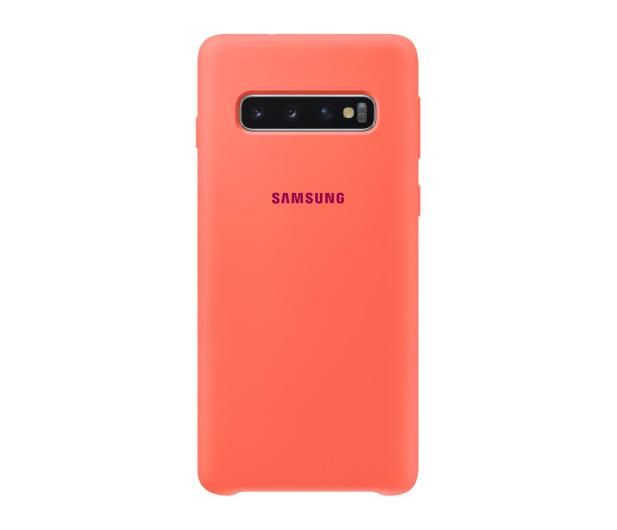 Samsung Silicone Cover do Galaxy S10 różowy - 478356 - zdjęcie