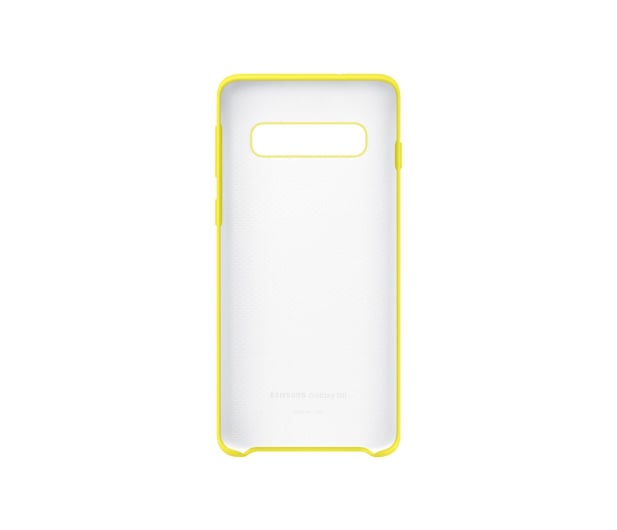 Samsung Silicone Cover do Galaxy S10 żólty - 478355 - zdjęcie 3