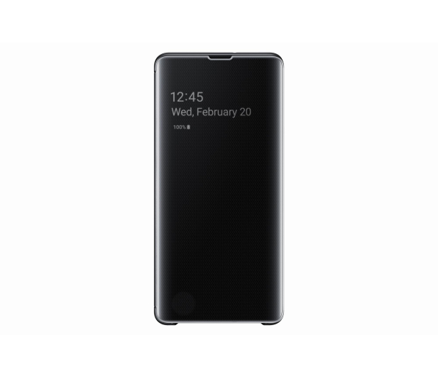 Samsung Clear View Cover do Galaxy S10+ czarny - 478383 - zdjęcie 2