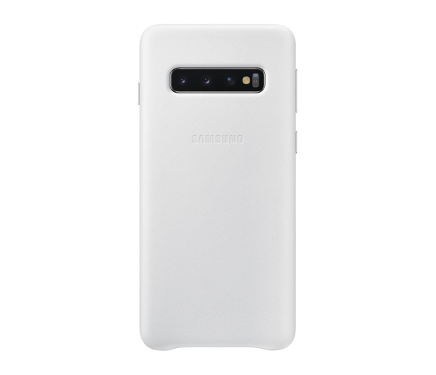 Samsung Leather Cover do Galaxy S10 biały  - 478363 - zdjęcie