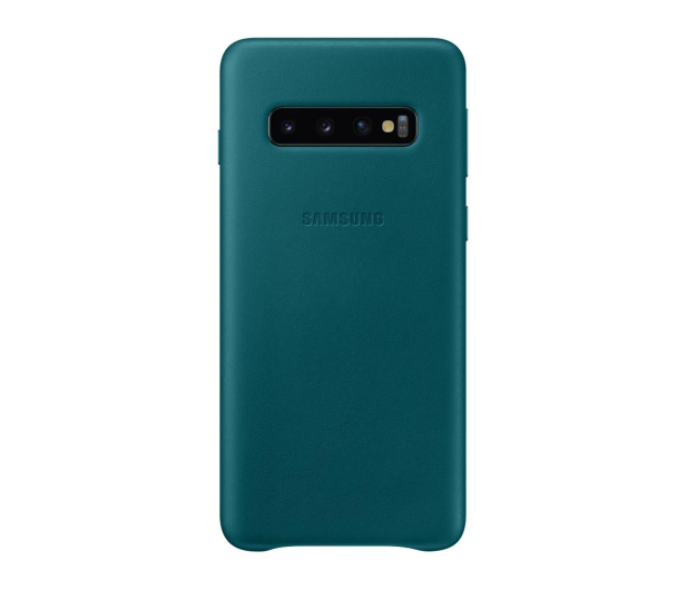Samsung Leather Cover do Galaxy S10 zielony - 478369 - zdjęcie