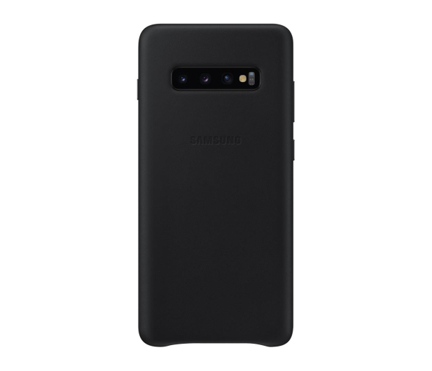 Samsung Leather Cover do Galaxy S10+ czarny - 478401 - zdjęcie