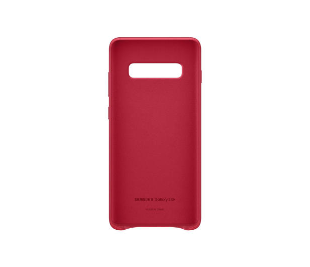 Samsung Leather Cover do Galaxy S10+ czerwony - 478408 - zdjęcie 3