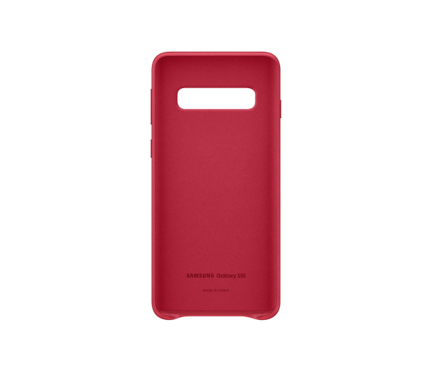 Samsung Leather Cover do Galaxy S10 czerwony - 478372 - zdjęcie 3