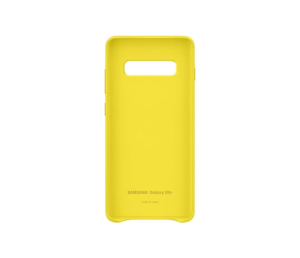 Samsung Leather Cover do Galaxy S10+ żółty - 478406 - zdjęcie 3