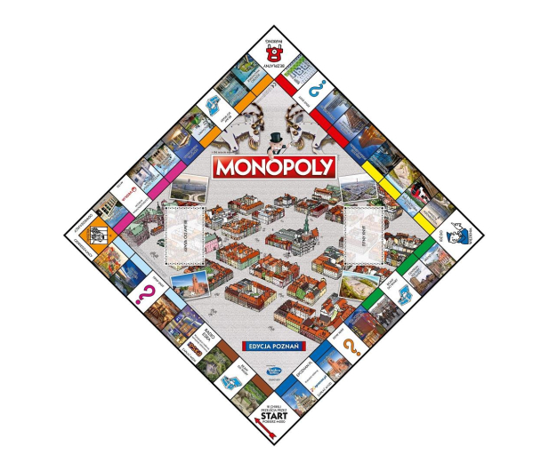 Winning Moves Monopoly Poznań - 476710 - zdjęcie 2