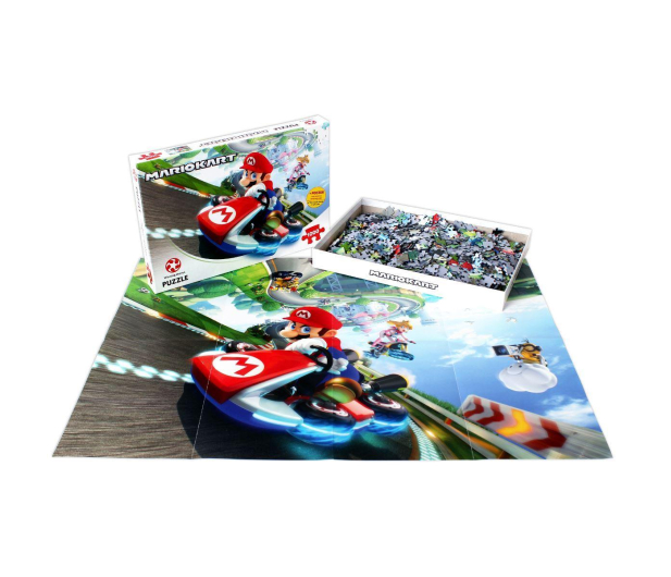 Winning Moves Puzzle 1000 el. Super Mario Funracer - 476721 - zdjęcie 2
