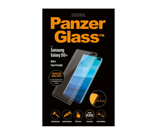 PanzerGlass Szkło Edge Casefriendly do Galaxy S10+ Black - 475773 - zdjęcie