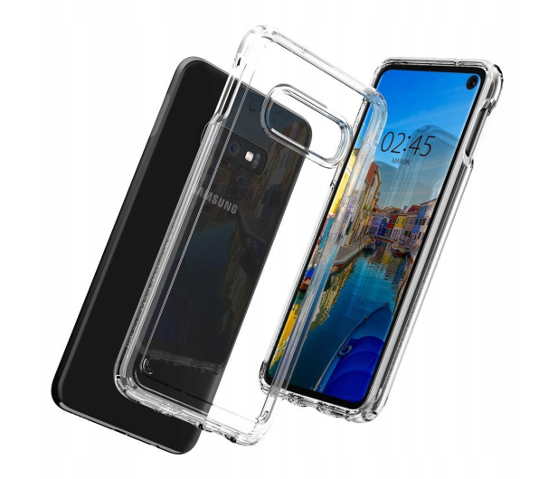 Spigen Crystal Hybrid do Samsung Galaxy S10E Clear - 479223 - zdjęcie 3