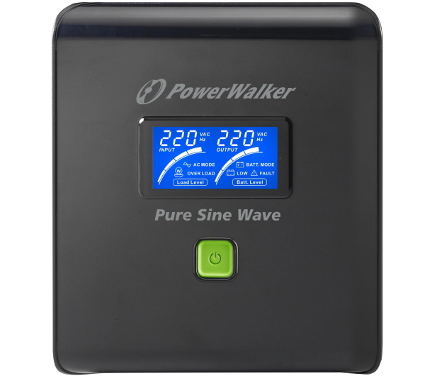 Power Walker VI 1000 PSW (1000VA/700W, 4xFR, AVR, USB, LCD) - 474119 - zdjęcie 2
