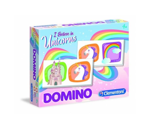 Clementoni Domino Pocket Unicorno - 477034 - zdjęcie