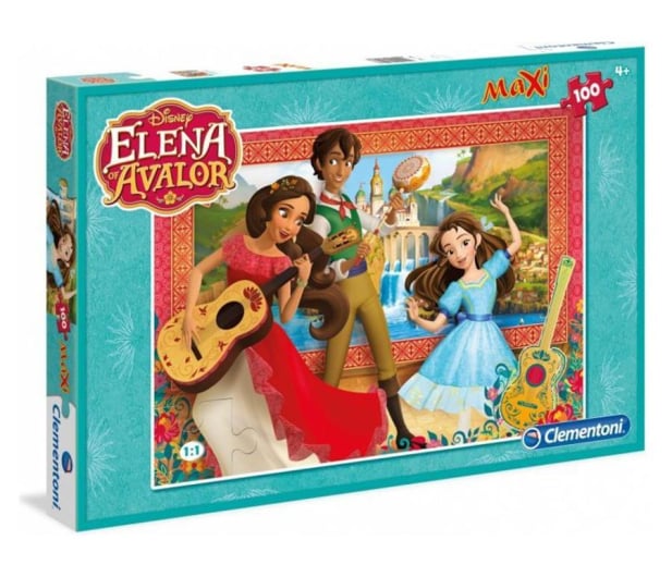 Clementoni Puzzle Disney 100 el. Maxi Elena di Avalor - 478519 - zdjęcie
