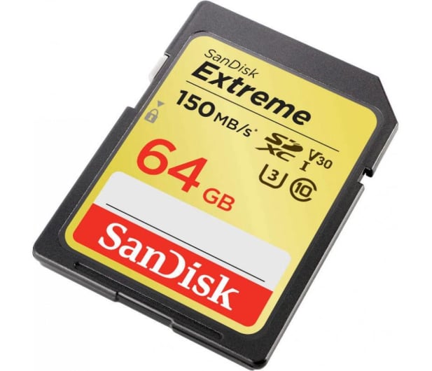 SanDisk 64GB SDXC Extreme zapis 60MB/s odczyt 150MB/s - 485328 - zdjęcie 2