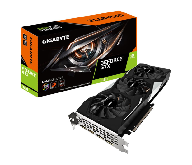 Gigabyte GeForce GTX 1660 GAMING OC 6GB GDDR5 - 485159 - zdjęcie