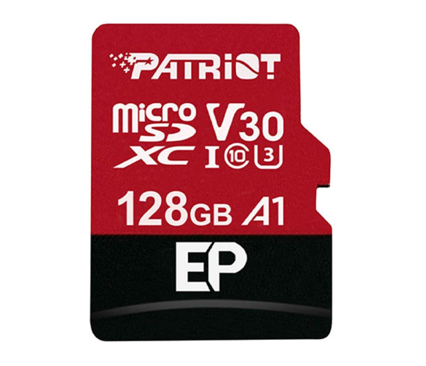 Patriot 128GB EP microSDXC 100/80MB (odczyt/zapis) - 485620 - zdjęcie