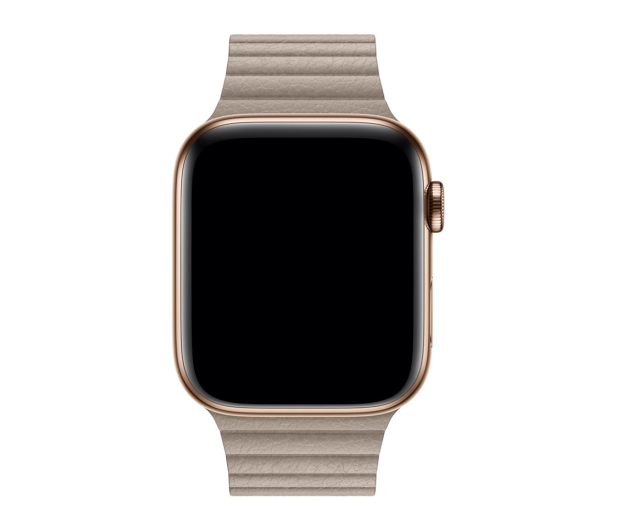 Apple Opaska Skórzana do Apple Watch piaskowiec - 488016 - zdjęcie 2
