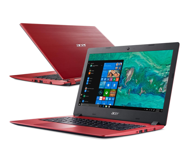 Acer Aspire 1 N5000/4GB/64/Win10 FHD czerwony - 488058 - zdjęcie 2
