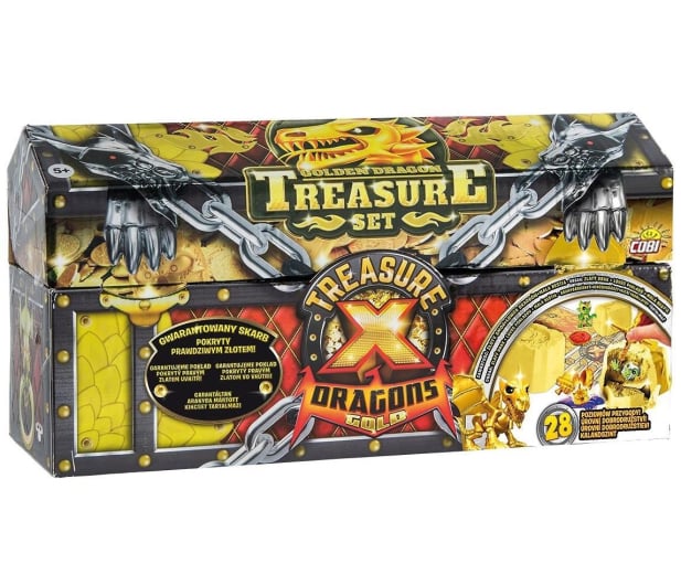 Cobi TreasureX Zestaw legend w skrzyni Dragons - 488551 - zdjęcie
