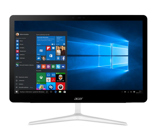 Acer Aspire Z24 i5-7400T/16GB/480/DVD/W10 Touch - 485523 - zdjęcie