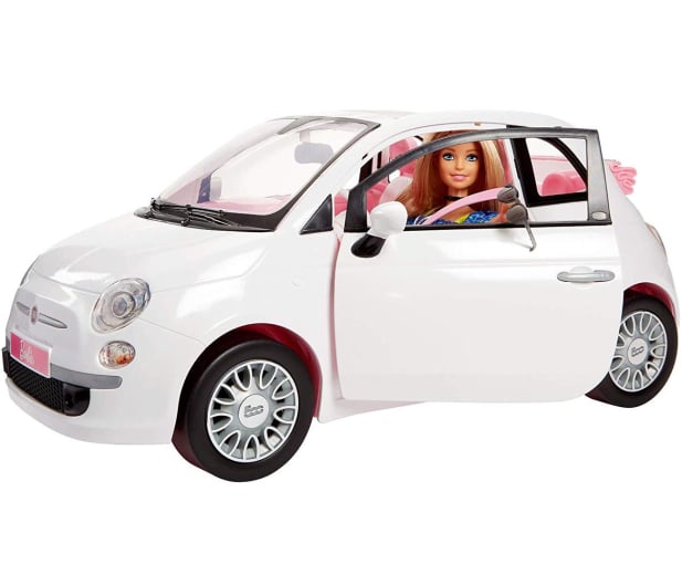 Barbie Auto Fiat 500 z Lalką - 483528 - zdjęcie 2