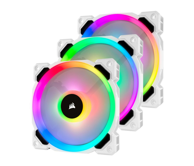 Corsair LL120 RGB White Triple Pack+Node PRO 3x120mm - 484701 - zdjęcie