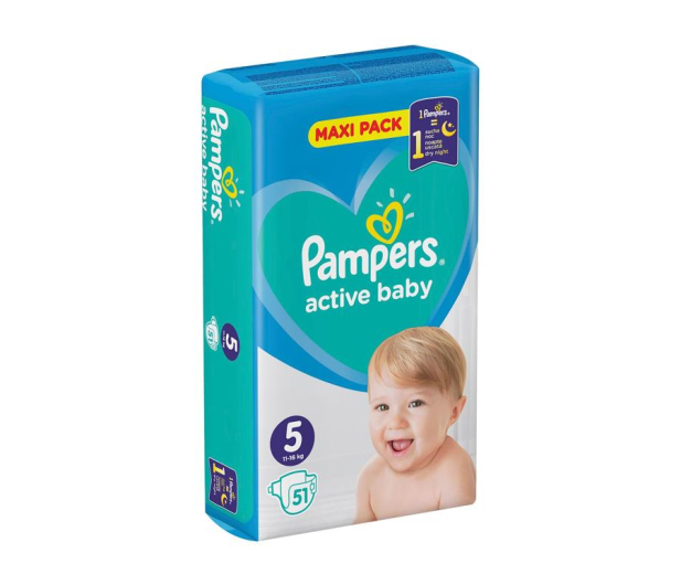 Pampers Active Baby 5 Junior 11-16kg 51szt - 484384 - zdjęcie