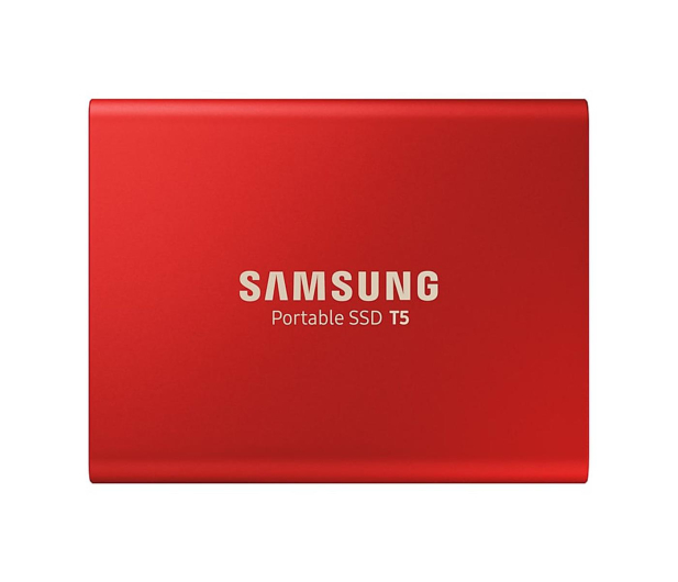 Samsung Portable SSD T5 500GB  USB 3.1 Czerwony - 490284 - zdjęcie