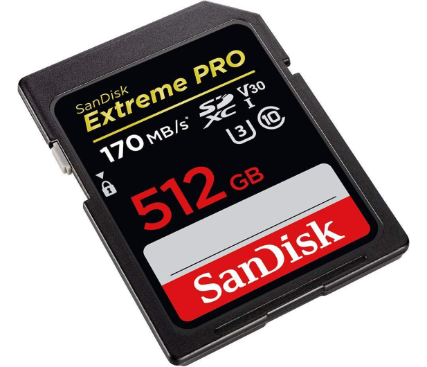 SanDisk 512GB SDXC Extreme Pro zapis 90MB/s odczyt 170MB/s - 492642 - zdjęcie 3