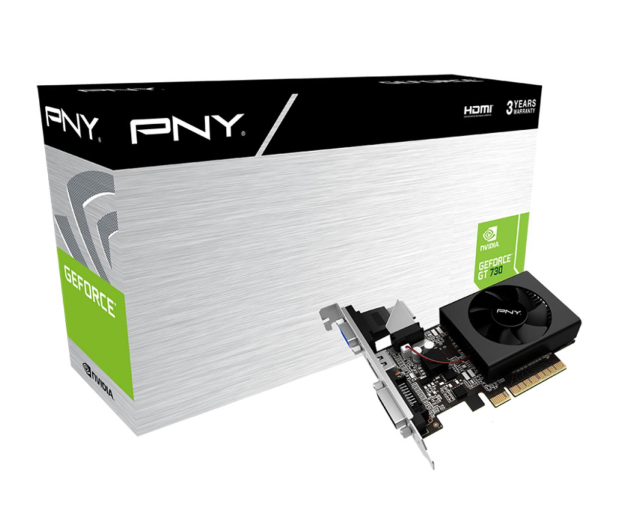 PNY GeForce GT 730 Low Profile 2GB DDR3 - 492493 - zdjęcie