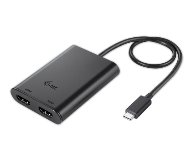 i-tec Adapter USB-C Dual Display Port 2x 4K - 493646 - zdjęcie