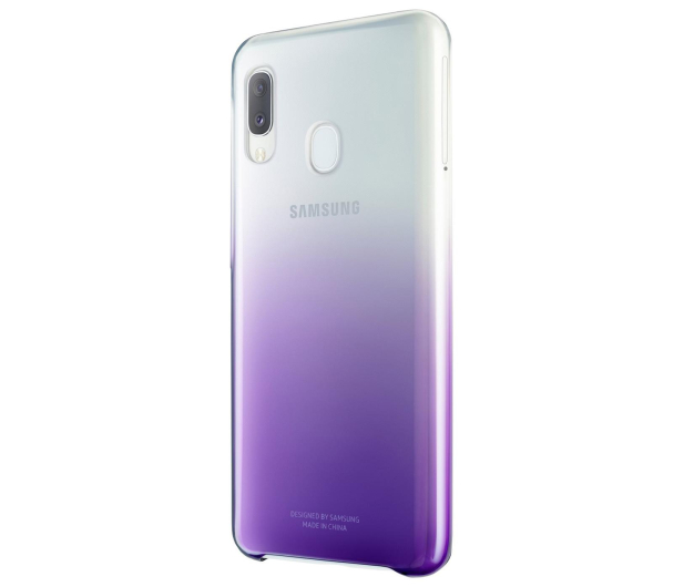 Samsung Gradation cover do Galaxy A20e fioletowe - 493094 - zdjęcie 2