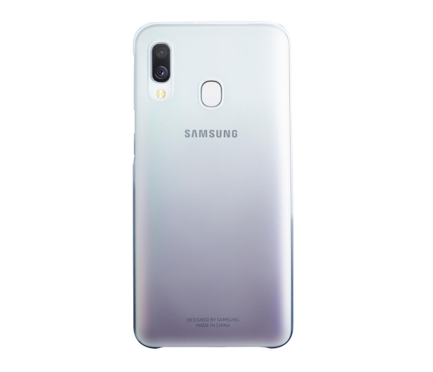 Samsung Gradation cover do Galaxy A40 czarne - 493078 - zdjęcie